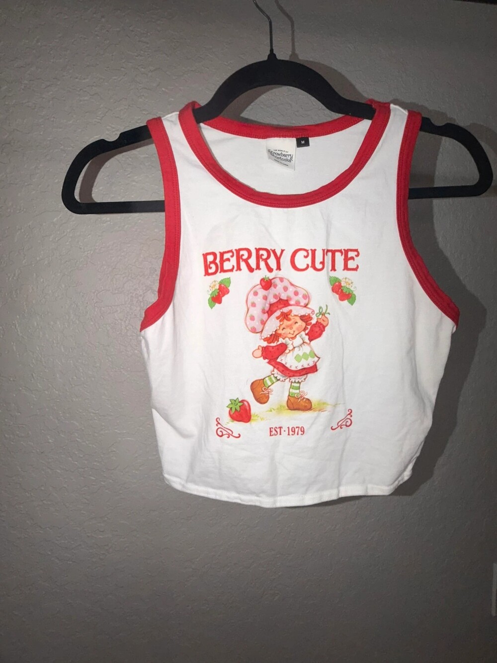 Strawberry Shortcake Berry Cute Tank Top Women’s M Y2K